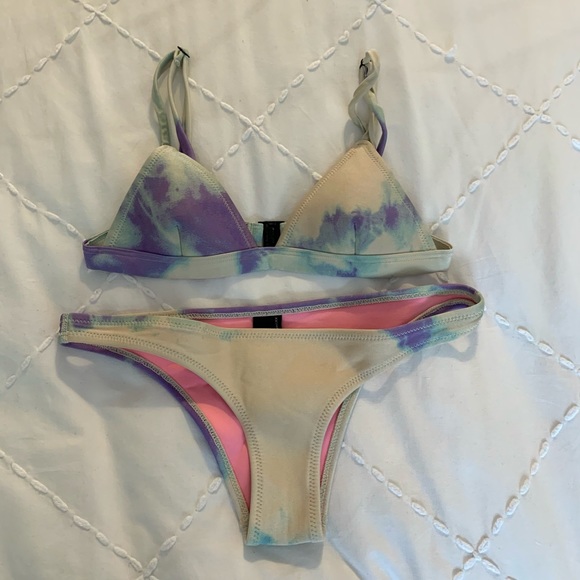Triangl Tie Dye Swim top - Picture 2 of 6